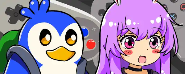 Okori Makuri and Mikapyon playing retro video games.