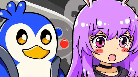 Okori Makuri and Mikapyon playing retro video games.